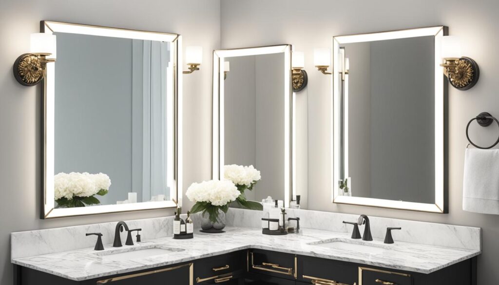 Double Vanity Mirror Styles