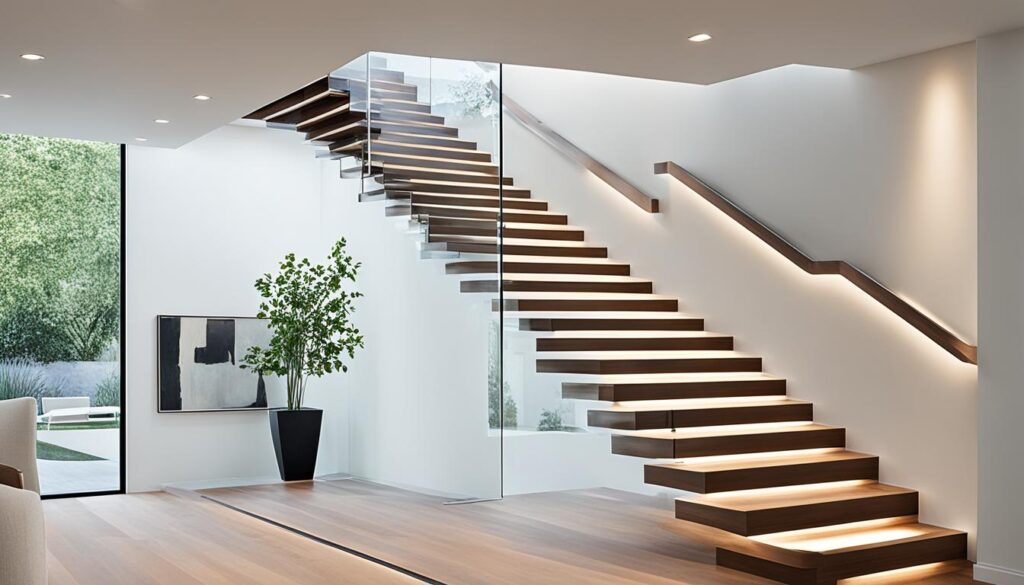 Energy-efficient stair lighting