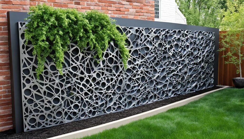 backyard wall sculptures