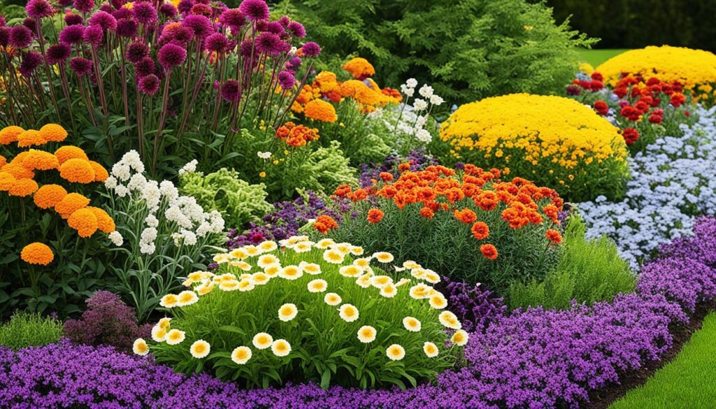 companion planting flower beds