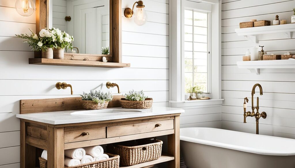 farmhouse style bathroom sinks