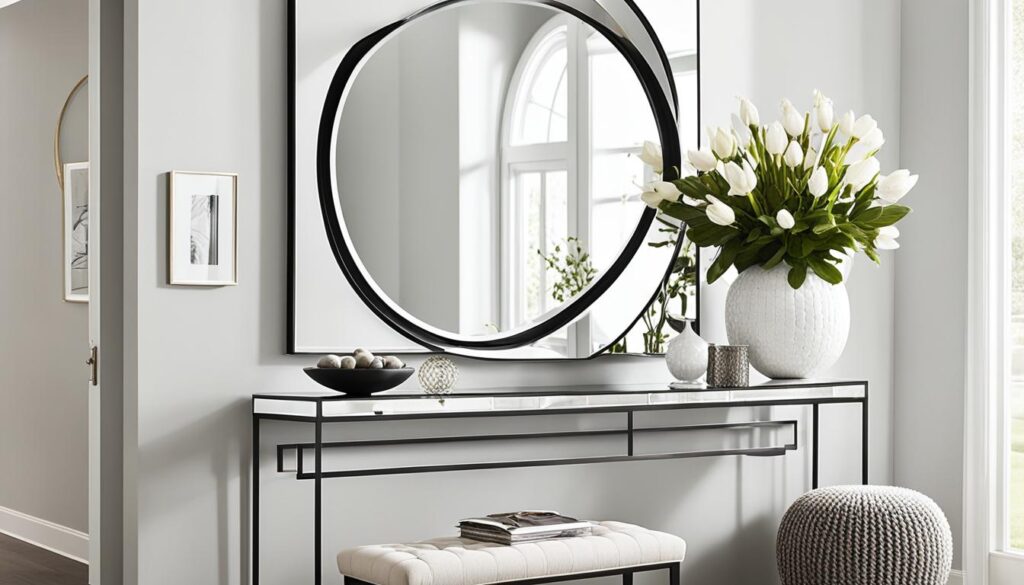 mirror entryway