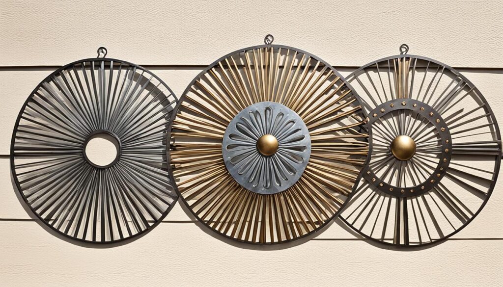 outdoor metal wall hangings