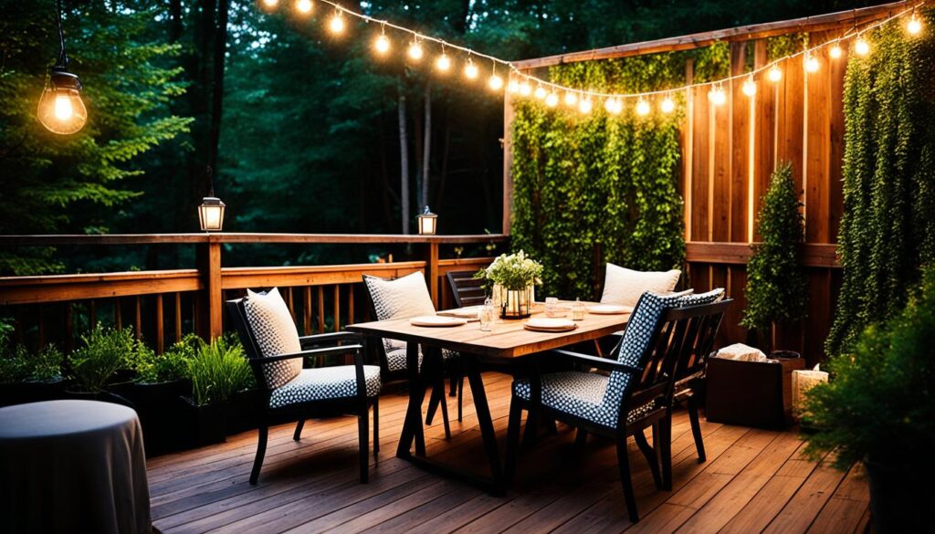 outdoor string lights