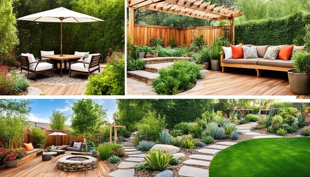 patio and garden setups