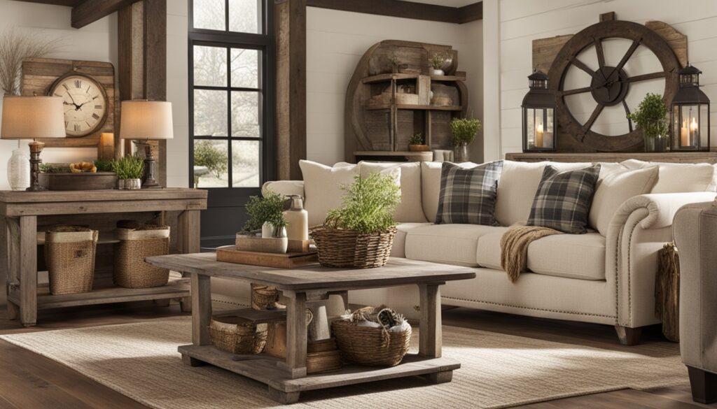 rustic farmhouse decorating