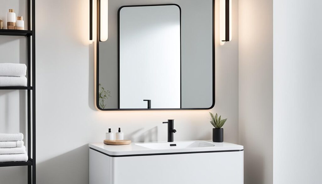 single sink vanity mirrors