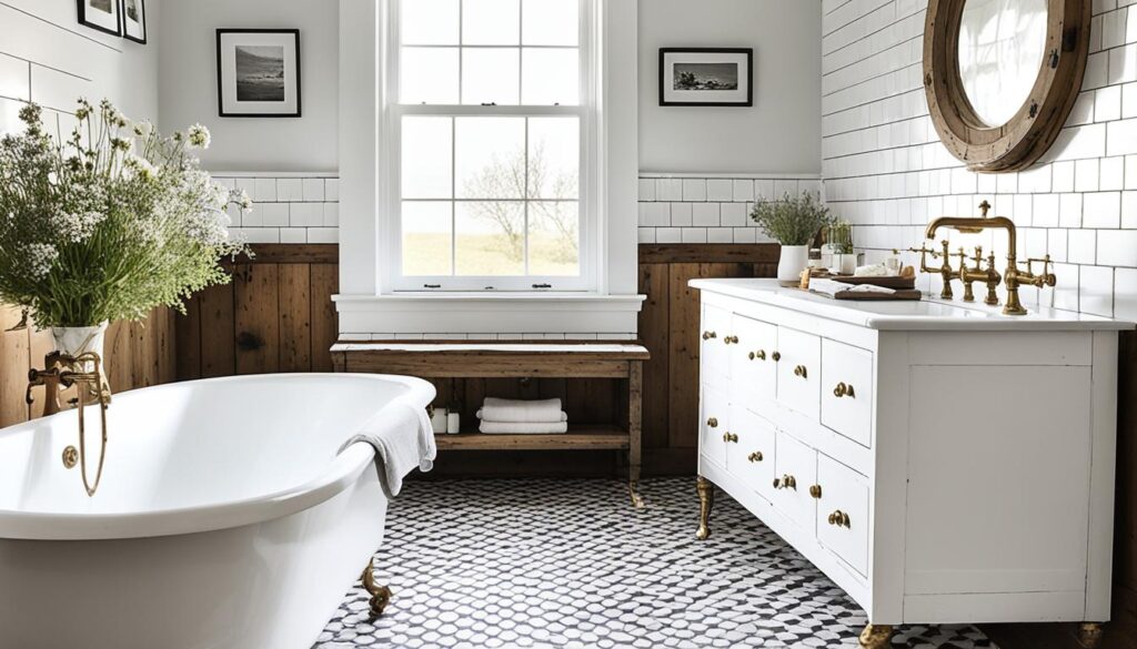 top bathroom trends for farmhouse