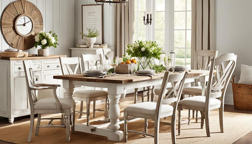 vintage inspired dining spaces