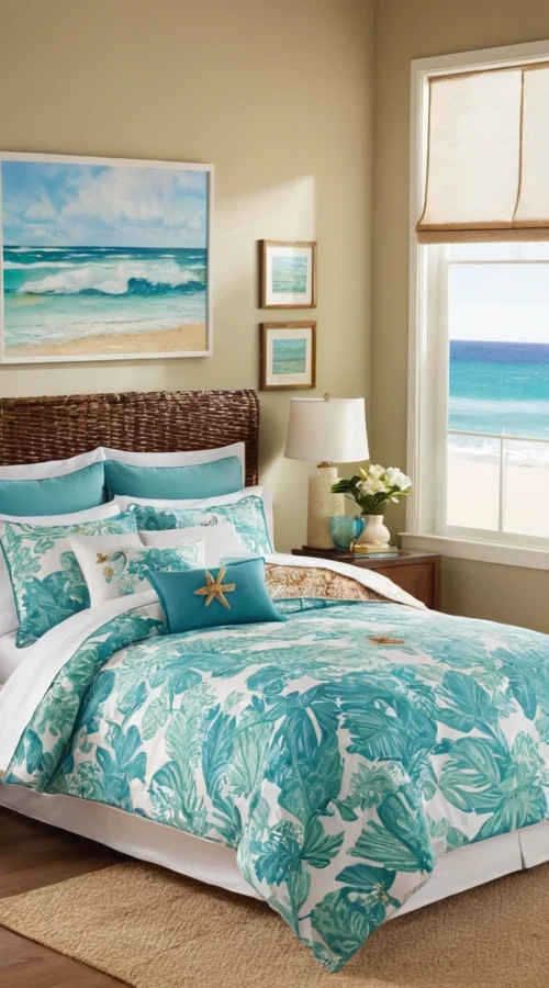 Hawaii Surf Room Decor Ideas Coastal-Inspired Bedding